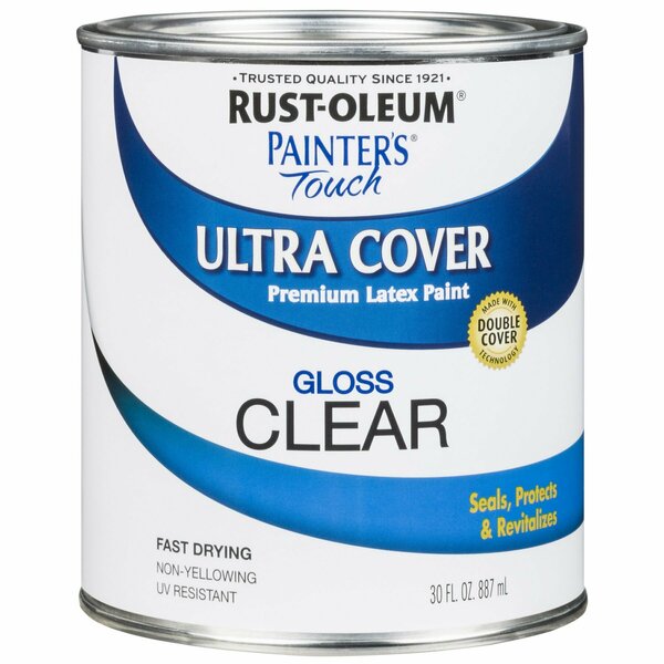 Rust-Oleum Gloss, Clear, Quart 242057